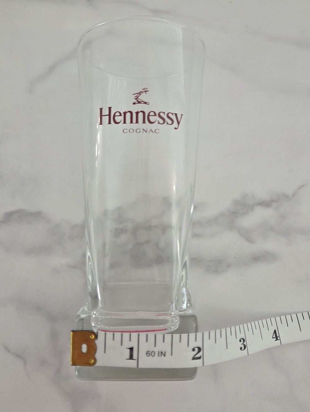 Hennessy Cognac Set of 6 Logo Glasses Barware Home Bar - Picture 11 of 14